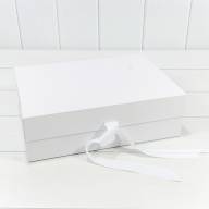 Коробка Прямоугольная 24*17*9 складная на магнитах Белый 1/48 Арт: 721357/417 - Коробка Прямоугольная 24*17*9 складная на магнитах Белый 1/48 Арт: 721357/417