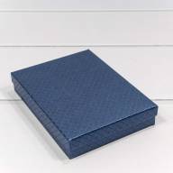 Коробка Прямоугольная 16*12*3,5 &quot;Ромбики&quot; Синий 1/12 1/120 Арт: 6121216/5 - Коробка Прямоугольная 16*12*3,5 "Ромбики" Синий 1/12 1/120 Арт: 6121216/5