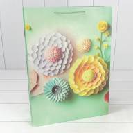 Пакет подарочный с блёстками "Цветы" (микс 261) 30*41,5*12 210г 1/20 1/80 Арт: 000261A - Пакет подарочный с блёстками "Цветы" (микс 261) 30*41,5*12 210г 1/20 1/80 Арт: 000261A