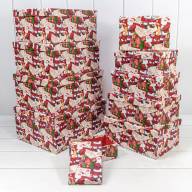 Коробки Прямоугольные Набор 1/10 34*26*15,3 &quot;Новый год&quot;-3089 1/6 Арт: 730604/3088 - Коробки Прямоугольные Набор 1/10 34*26*15,3 "Новый год"-3089 1/6 Арт: 730604/3088