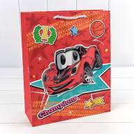 Пакет подарочный с 3D аппликацией "Машинки" (микс) 26*32*10 210г 1/20 1/240 Арт: 000253C - Пакет подарочный с 3D аппликацией "Машинки" (микс) 26*32*10 210г 1/20 1/240 Арт: 000253C