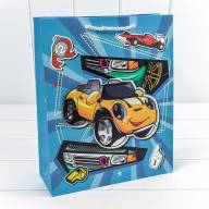 Пакет подарочный с 3D аппликацией "Машинки" (микс) 26*32*10 210г 1/20 1/240 Арт: 000253C - Пакет подарочный с 3D аппликацией "Машинки" (микс) 26*32*10 210г 1/20 1/240 Арт: 000253C