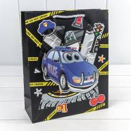 Пакет подарочный с 3D аппликацией "Машинки" (микс) 26*32*10 210г 1/20 1/240 Арт: 000253C - Пакет подарочный с 3D аппликацией "Машинки" (микс) 26*32*10 210г 1/20 1/240 Арт: 000253C