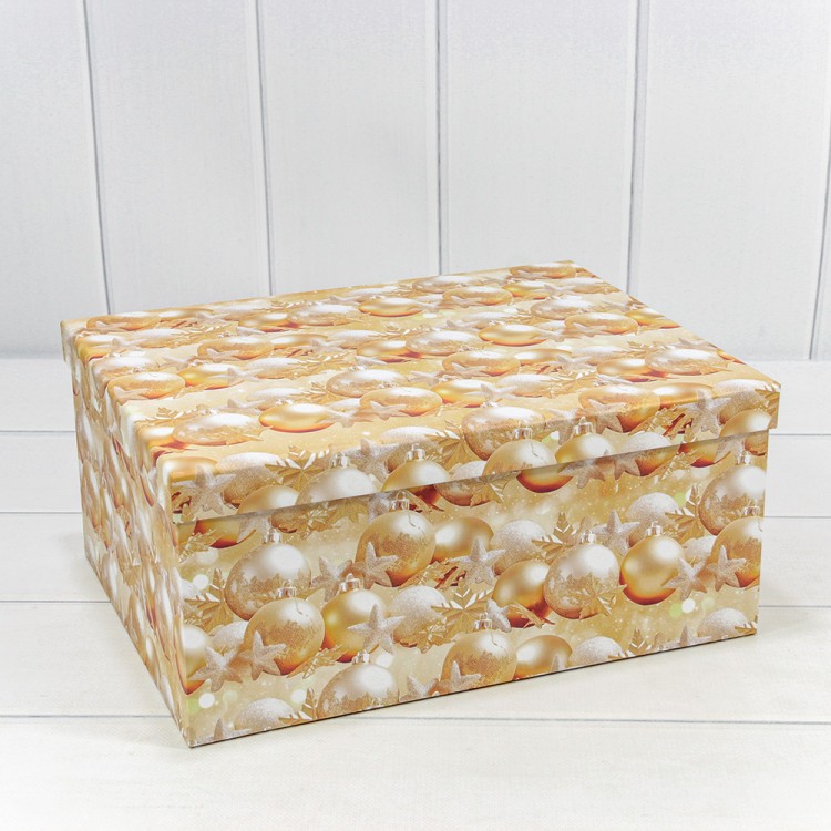 Коробки Прямоугольные Набор 1/10 34*26*15,3 "Новый год"-2675 1/6 Арт: 730604/2675