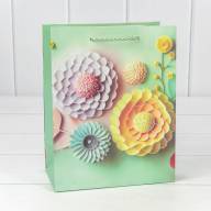 Пакет подарочный с блёстками "Цветы" (микс 261) 18*23*10 210г 1/20 1/360 Арт: 000261E - Пакет подарочный с блёстками "Цветы" (микс 261) 18*23*10 210г 1/20 1/360 Арт: 000261E