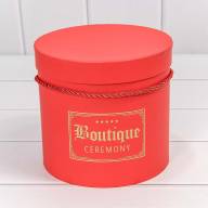 Коробки Цилиндр Набор 1/3 18,3*17,2 &quot;Boutique&quot; Красный 1/12 Арт: 720195/4 - Коробки Цилиндр Набор 1/3 18,3*17,2 "Boutique" Красный 1/12 Арт: 720195/4