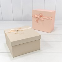 Коробки Квадратные Набор 1/3 21*21*12,3 с бантом (ассортимент 2) 1/24 Арт: 720633/2