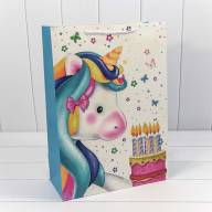 Пакет подарочный "Единорог" (микс) 32*45*15 210г 1/20 1/120 Арт: 000117A - Пакет подарочный "Единорог" (микс) 32*45*15 210г 1/20 1/120 Арт: 000117A