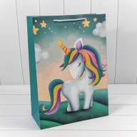 Пакет подарочный "Единорог" (микс) 32*45*15 210г 1/20 1/120 Арт: 000117A - Пакет подарочный "Единорог" (микс) 32*45*15 210г 1/20 1/120 Арт: 000117A