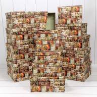 Коробки Прямоугольные Набор 1/15 42,5*33*17,6 "Ретровелосипеды" 1/2 Арт: 721902/1142 - Коробки Прямоугольные Набор 1/15 42,5*33*17,6 "Ретровелосипеды" 1/2 Арт: 721902/1142