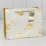 Пакет подарочный &quot;Новый год&quot; (микс 401) 23*18*10 210г 1/20 1/360 Арт: 300401EA - Пакет подарочный "Новый год" (микс 401) 23*18*10 210г 1/20 1/360 Арт: 300401EA