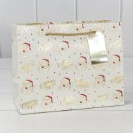 Пакет подарочный &quot;Новый год&quot; (микс 402) 23*18*10 210г 1/20 1/360 Арт: 300402EA - Пакет подарочный "Новый год" (микс 402) 23*18*10 210г 1/20 1/360 Арт: 300402EA