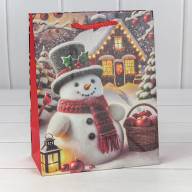 Пакет подарочный &quot;Новый год&quot; (микс 435) 18*23*10 128г 1/20 1/480 Арт: 300435E - Пакет подарочный "Новый год" (микс 435) 18*23*10 128г 1/20 1/480 Арт: 300435E