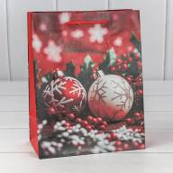 Пакет подарочный &quot;Новый год&quot; (микс 435) 18*23*10 128г 1/20 1/480 Арт: 300435E - Пакет подарочный "Новый год" (микс 435) 18*23*10 128г 1/20 1/480 Арт: 300435E