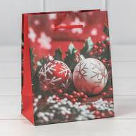 Пакет подарочный &quot;Новый год&quot; (микс 435) 12*15*6,7 128г 1/20 1/600 Арт: 300435H - Пакет подарочный "Новый год" (микс 435) 12*15*6,7 128г 1/20 1/600 Арт: 300435H