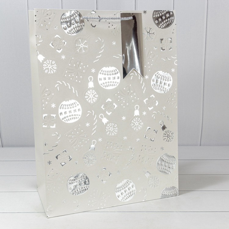 Пакет подарочный "Новый год" (микс 405) 40*55*20 210г 1/20 1/80 Арт: 300405T