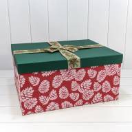 Коробки Прямоугольные Набор 1/8 53*43*26 с бантом &quot;Шишки&quot;-2 1/1 Арт: 721637/2 - Коробки Прямоугольные Набор 1/8 53*43*26 с бантом "Шишки"-2 1/1 Арт: 721637/2