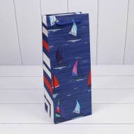Пакет подарочный &quot;Морской&quot; (микс) 14*35*11 128г 1/20 1/240 Арт: 00037M - Пакет подарочный "Морской" (микс) 14*35*11 128г 1/20 1/240 Арт: 00037M