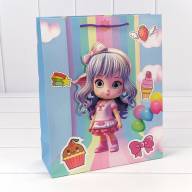 Пакет подарочный с 3D аппликацией &quot;Детский&quot; (микс 265) 26*32*10 210г 1/20 1/240 Арт: 000265C - Пакет подарочный с 3D аппликацией "Детский" (микс 265) 26*32*10 210г 1/20 1/240 Арт: 000265C