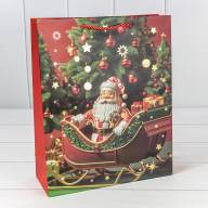 Пакет подарочный &quot;Новый год&quot; (микс 415) 26*32*10 210г 1/20 1/240 Арт: 300415C - Пакет подарочный "Новый год" (микс 415) 26*32*10 210г 1/20 1/240 Арт: 300415C