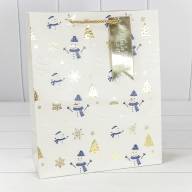 Пакет подарочный &quot;Новый год&quot; (микс 402) 26*32*13 210г 1/20 1/240 Арт: 300402C - Пакет подарочный "Новый год" (микс 402) 26*32*13 210г 1/20 1/240 Арт: 300402C