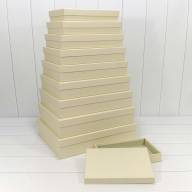 Коробки Прямоугольные Набор 1/10 46*36,5*10 Бежевый 1/2 Арт: 721607/1900 - Коробки Прямоугольные Набор 1/10 46*36,5*10 Бежевый 1/2 Арт: 721607/1900