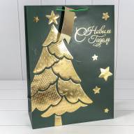 Пакет подарочный &quot;Новый год&quot; (микс 403) 33*45*15 210г 1/20 1/80 Арт: 300403A - Пакет подарочный "Новый год" (микс 403) 33*45*15 210г 1/20 1/80 Арт: 300403A