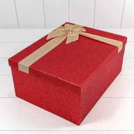 Коробки Прямоугольные Набор 1/10 34*26*15,3 &quot;Блеск&quot; Красный 1/4 Арт: 730604/0116 - Коробки Прямоугольные Набор 1/10 34*26*15,3 "Блеск" Красный 1/4 Арт: 730604/0116