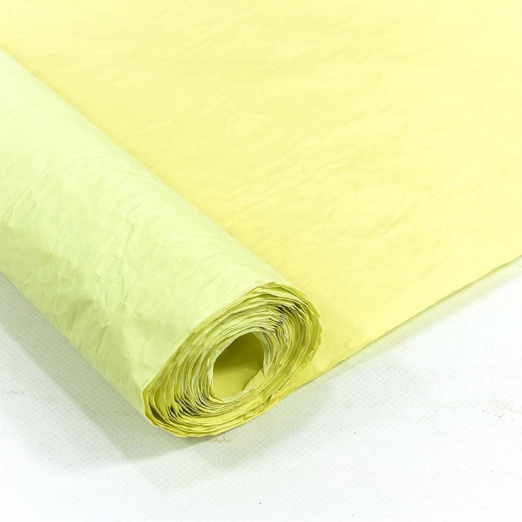 Бумага Эколюкс двухсторонняя 0,7*5м Салатовый пастель/Жёлтый пастель 1/5 Арт: BEP0015