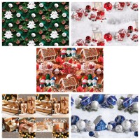 Бумага в листах 70*100 ±5% (25 шт.) 80г "С Новым годом" (микс 122) 1/10 Арт: 000402/122