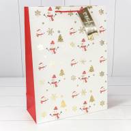 Пакет подарочный &quot;Новый год&quot; (микс 401) 33*45*15 210г 1/20 1/80 Арт: 300401A - Пакет подарочный "Новый год" (микс 401) 33*45*15 210г 1/20 1/80 Арт: 300401A