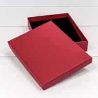 Коробка Прямоугольная 16*12*3,5 &quot;Ромбики&quot; Красный 1/12 1/120 Арт: 6121216/1 - Коробка Прямоугольная 16*12*3,5 "Ромбики" Красный 1/12 1/120 Арт: 6121216/1